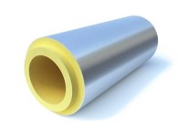 Скорлупа ППУ для изоляции труб 20/20 мм фольгированная